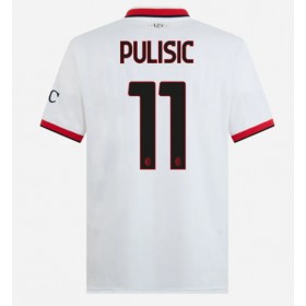 AC Milan Christian Pulisic #11 Borta Kläder 2024-25 Kortärmad